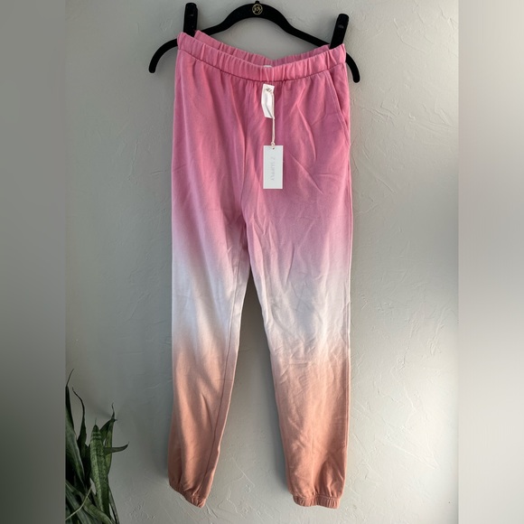 NWT Z SUPPLY FRENCH TERRY OMBRE OAKLAND SUNSET JOGGERS IN FLAMINGO S - Picture 3 of 4